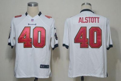 Jerseys Factory Cheap Nike Buccaneers #40 Mike Alstott White Men