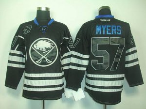 Jerseys Factory Cheap Sabres #57 Tyler Myers Black Ice Embroider