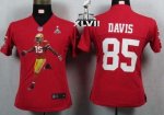 Jerseys Factory Cheap Nike 49ers #85 Vernon Davis Red Team Color