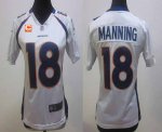 Jerseys Factory Cheap Nike Broncos #18 Peyton Manning White With