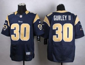 Jerseys Factory Cheap Nike Rams #30 Todd Gurley II Navy Blue Tea