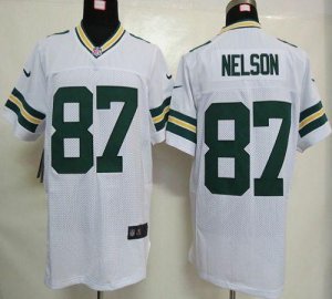 Jerseys Factory Cheap Nike Packers #87 Jordy Nelson White Men's