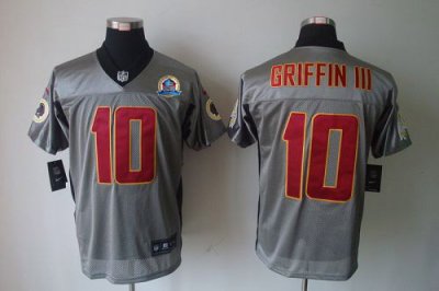 Jerseys Factory Cheap Nike Redskins #10 Robert Griffin III Grey