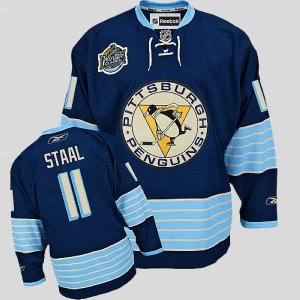 Jerseys Factory Cheap Penguins #11 Jordan Staal Embroidered Dark