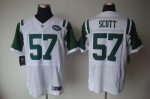 Jerseys Factory Cheap Nike Jets #57 Bart Scott White Men's Embro