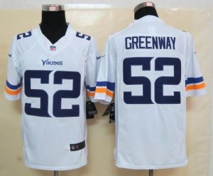 Jerseys Factory Cheap Nike Vikings #52 Chad Greenway White Men's