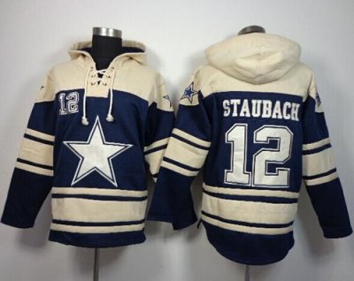 Jerseys Factory Cheap Nike Cowboys #12 Roger Staubach Navy Blue
