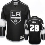 Jerseys Factory Cheap Kings #28 Jarret Stoll Black Home Embroide