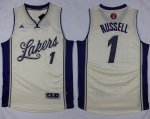 Jerseys Factory Cheap Lakers #1 D'Angelo Russell White 2015-2016