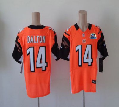 Jerseys Factory Cheap Nike Bengals #14 Andy Dalton Orange Altern
