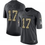 Jerseys Factory Cheap Nike Panthers #17 Devin Funchess Black Men