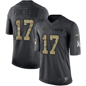 Jerseys Factory Cheap Nike Panthers #17 Devin Funchess Black Men