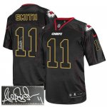 Jerseys Factory Cheap Nike Chiefs #11 Alex Smith Lights Out Blac