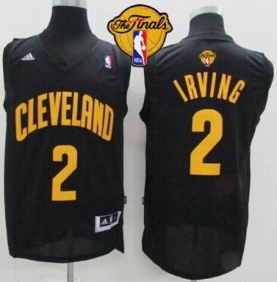 Jerseys Factory Cheap Cavaliers #2 Kyrie Irving Black Fashion Th