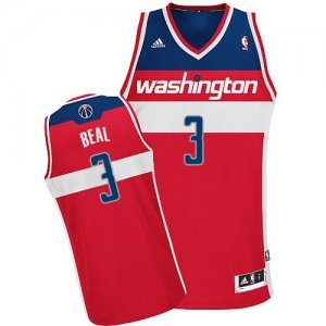 Jerseys Factory Cheap Revolution 30 Wizards #3 Bradley Beal Red