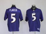 Jerseys Factory Cheap Ravens #5 Joe Flacco Purple Home Stitched