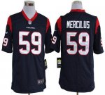 Jerseys Factory Cheap Nike Texans #59 Whitney Mercilus Navy Blue