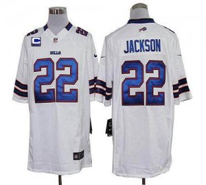 Jerseys Factory Cheap Nike Bills #22 Fred Jackson White With C P