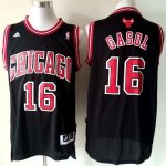 Jerseys Factory Cheap Revolution 30 Bulls #16 Pau Gasol Black St