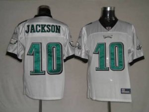 Jerseys Factory Cheap Eagles #10 DeSean Jackson White Embroidere