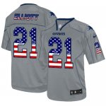 Jerseys Factory Cheap Nike Cowboys #21 Ezekiel Elliott Lights Ou