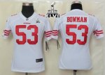 Jerseys Factory Cheap Nike 49ers #53 NaVorro Bowman White Super