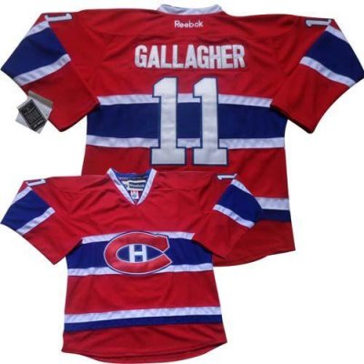 Jerseys Factory Cheap Canadiens #11 Brendan Gallagher Red Home E