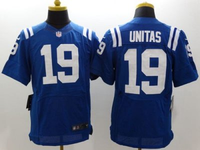 Jerseys Factory Cheap Nike Colts #19 Johnny Unitas Royal Blue Te