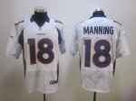 Jerseys Factory Cheap Nike Broncos #18 Peyton Manning White Stit