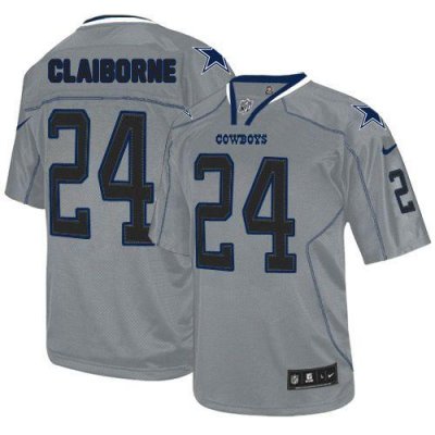 Jerseys Factory Cheap Nike Cowboys #24 Morris Claiborne Lights O