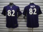 Jerseys Factory Cheap Nike Ravens #82 Torrey Smith Purple Team C