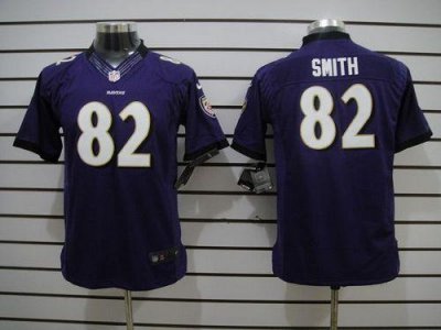 Jerseys Factory Cheap Nike Ravens #82 Torrey Smith Purple Team C