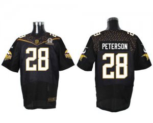 Jerseys Factory Cheap Nike Vikings #28 Adrian Peterson Black 201