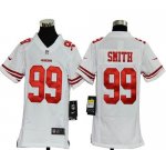 Jerseys Factory Cheap Nike 49ers #99 Aldon Smith White Youth Emb