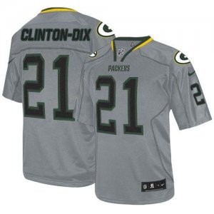 Jerseys Factory Cheap Nike Packers #21 Ha Ha Clinton-Dix Lights