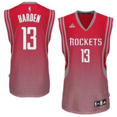 Jerseys Factory Cheap Rockets #13 James Harden Red Resonate Fash