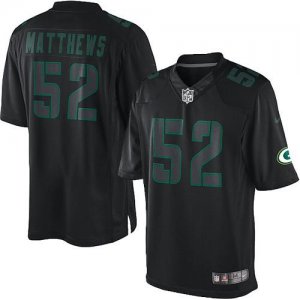 Jerseys Factory Cheap Nike Packers #52 Clay Matthews Black Men's
