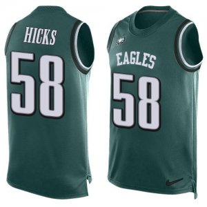 Jerseys Factory Cheap Nike Eagles #58 Jordan Hicks Midnight Gree