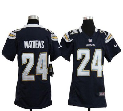 Jerseys Factory Cheap Nike Chargers #24 Ryan Mathews Navy Blue T