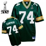Jerseys Factory Cheap Packers #74 Aaron Kampman Green Super Bowl