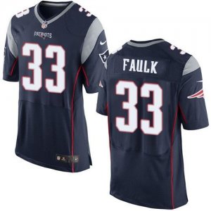 Jerseys Factory Cheap Nike Patriots #33 Kevin Faulk Navy Blue Te