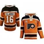 Jerseys Factory Cheap Flyers #16 Bobby Clarke Orange Sawyer Hood