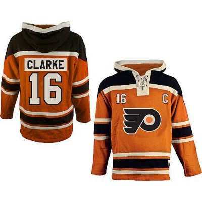 Jerseys Factory Cheap Flyers #16 Bobby Clarke Orange Sawyer Hood