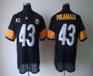 Jerseys Factory Cheap Nike Steelers #43 Troy Polamalu Black Team