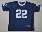 Jerseys Factory Cheap Nittany Lions #22 Navy Blue Embroidered NC