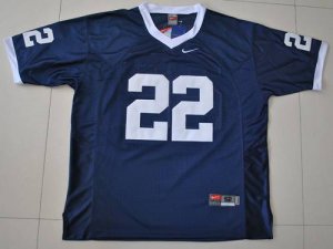 Jerseys Factory Cheap Nittany Lions #22 Navy Blue Embroidered NC