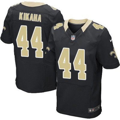 Jerseys Factory Cheap Nike Saints #44 Hau'oli Kikaha Black Team