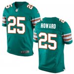 Jerseys Factory Cheap Nike Dolphins #25 Xavien Howard Aqua Green