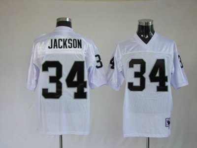 Jerseys Factory Cheap Mitchell and Ness Raiders Bo Jackson #34 S
