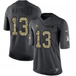 Jerseys Factory Cheap Nike Cardinals #13 Kurt Warner Black Men's